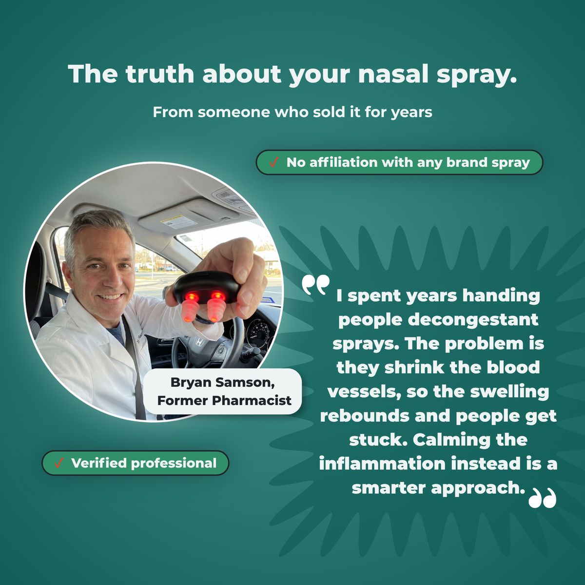 Breathe Freely Without Nasal Spray