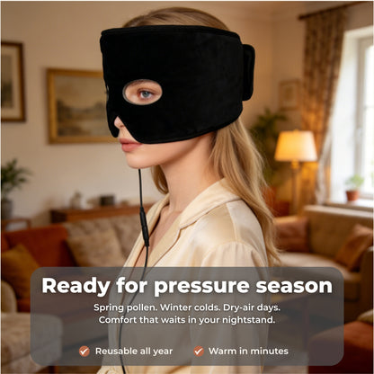 Aurelita PressurePause™ — Heated Face Mask