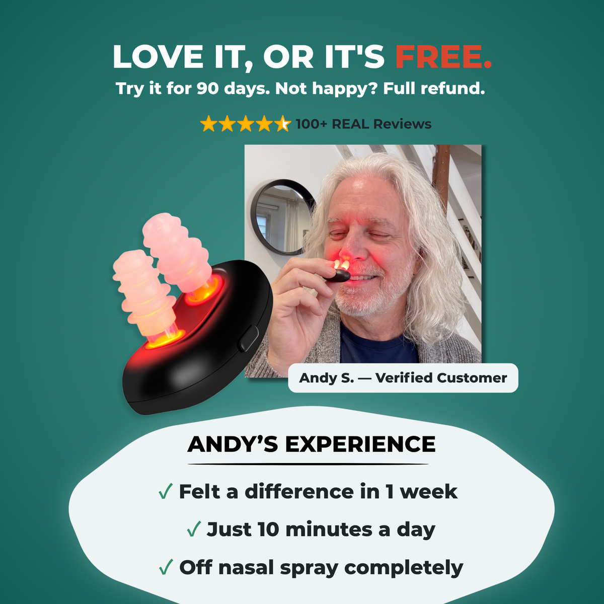 Breathe Freely Without Nasal Spray