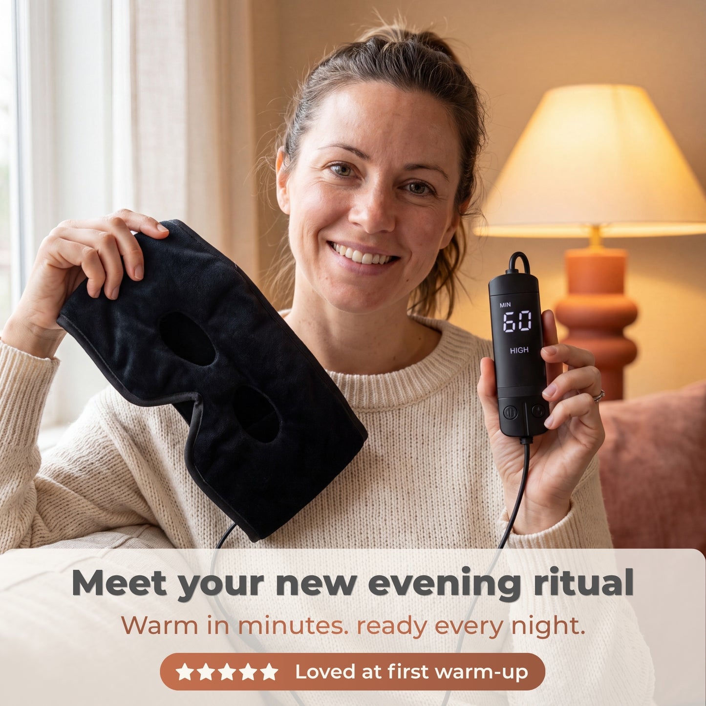 Aurelita PressurePause™ — Heated Face Mask
