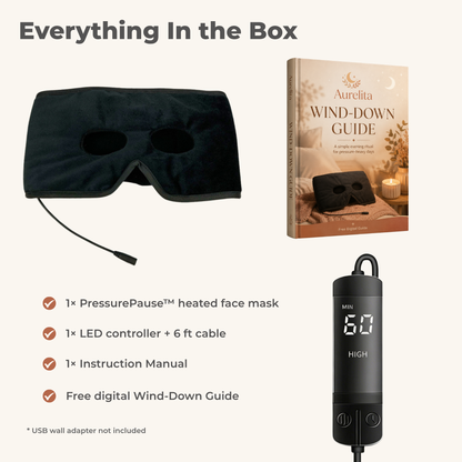 Aurelita PressurePause™ — Heated Face Mask